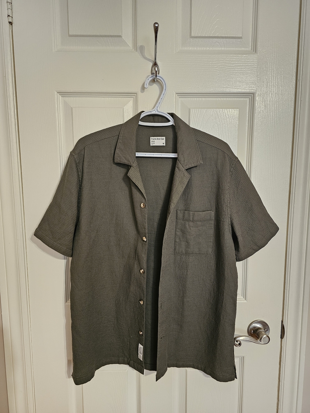 Frank & Oak Waffle-Knit Shirt